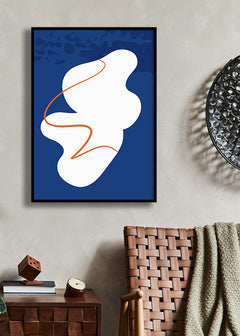 Line In A Cloud-תמונות לבית אבסטרקט- תמונה מודרנית לסלון - אבסטרקט בצבעים מיוחדים-MIKOO