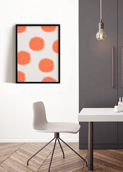 Sliced Orange-תמונות לבית אבסטרקט-תמונה למטבח עם אווירה שמחה-MIKOO