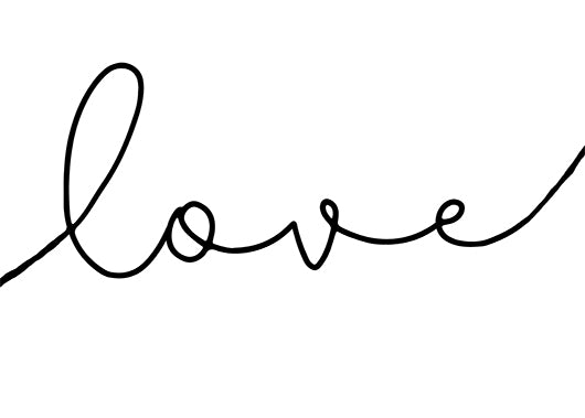 תמונות לקיר- תמונה לחדר שינה עם כיתוב אהבה-MIKOO