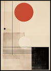 Japanese Abstract Orange Beige