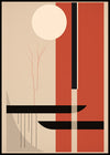 Japanese Style Orange Beige