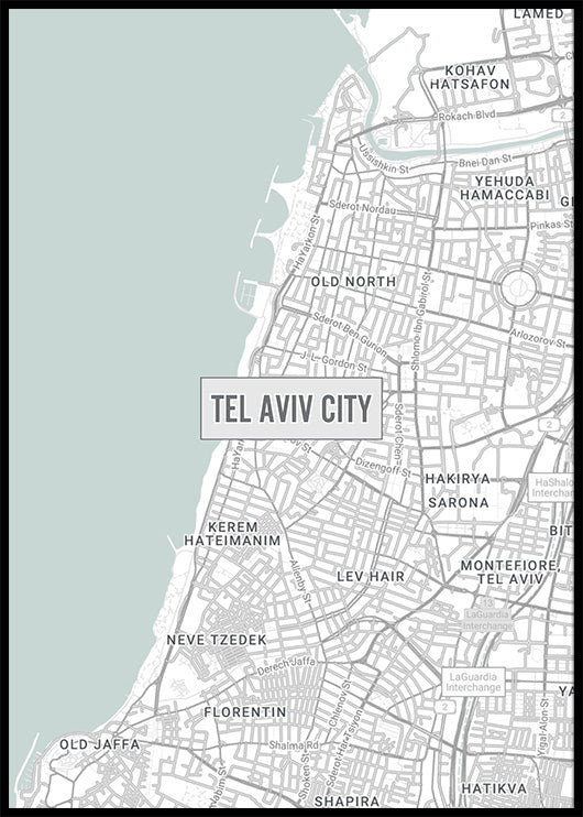 Tel Aviv City Map