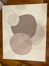 White Rose Circles 40X50