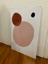 Translucent Brown Circles - 40x60