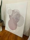 White Rose Circles - 60x80