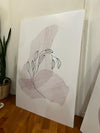 Minimalistic Leaves With Light Colors - 70x100