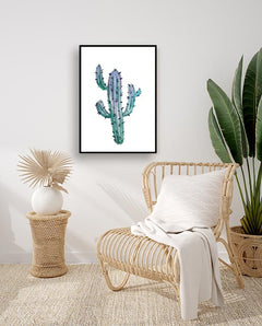 תמונות לבית-תמונות לחדר שינה-תמונות לקיר-תמונה לחדר ילדים של קקטוס מצויר -MIKOO