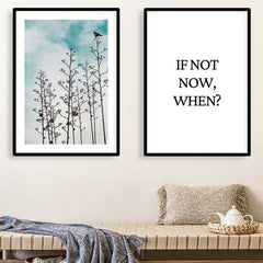 תמונות לבית-תמונות לחדר שינה-תמונות לקיר-זוג תמונות ציפור על עץ-MIKOO