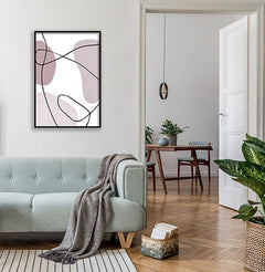 תמונות לבית-תמונות למשרד-תמונות אבסטרקט-תמונת אבסטרקט גוון סגול-MIKOO