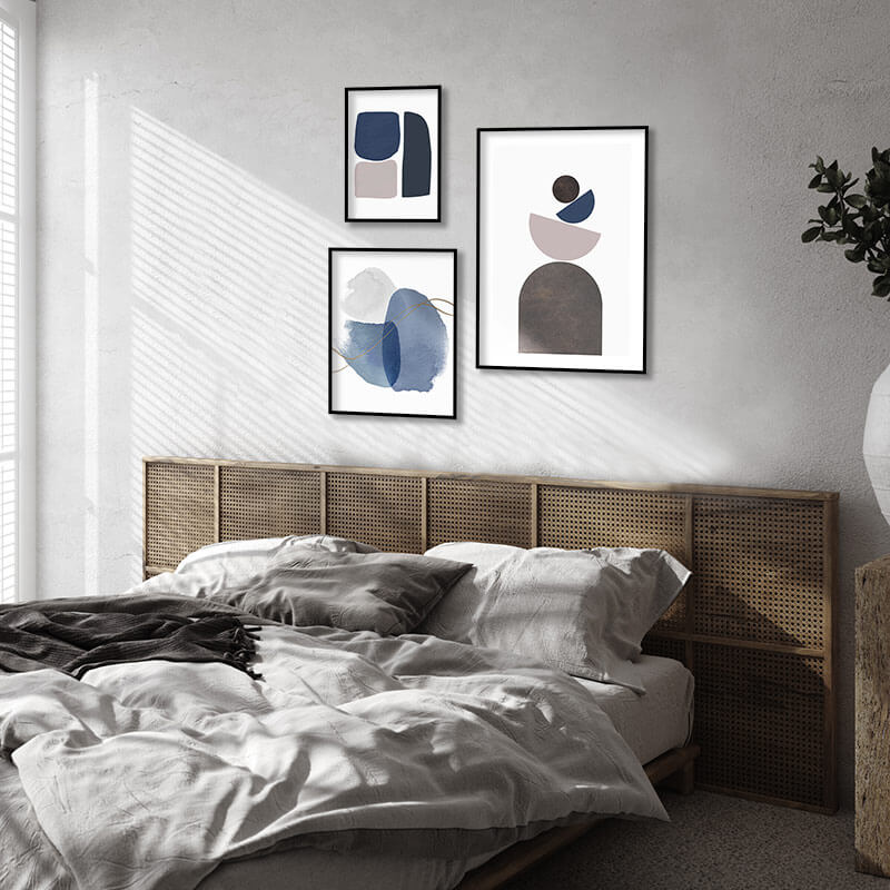 תמונות לבית-תמונות לחדר שינה-תמונות לסלון-סט תמונות לחדר שינה מודרני-MIKOO