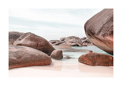 תמונות לבית-תמונות לחדר שינה-תמונות לקיר-תמונה אבנים על החוף-MIKOO