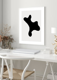 תמונה לבית שחור לבן כתם שחור-MIKOO