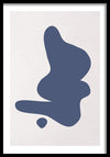 Blue Abstract With Gray Background-תמונות לבית אבסטרקט-תמונה לבית - אבסטרקט בגוון כחול-MIKOO