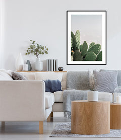 תמונות לבית-תמונות לחדר שינה-תמונות לקיר-תמונה קקטוס ושמיים-MIKOO