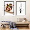 תמונות לבית-תמונות לחדר שינה-תמונות לקיר-זוג תמונות מודרניות תאנים-MIKOO