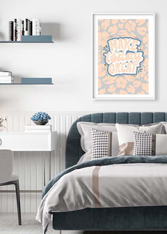 תמונה עם משפט מגניב לחדר נערים-תמונות לקיר טיפוגרפיה-MIKOO