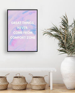 תמונות לקיר-תמונת משפט השראה דברים טובים-MIKOO