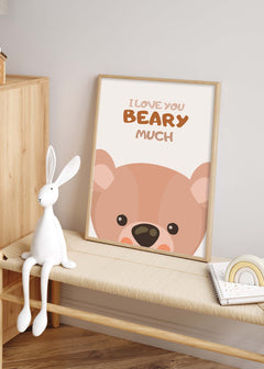 תמונה מושלמת של דובי לחדר הילדים -תמונות לחדרי ילדים-MIKOO