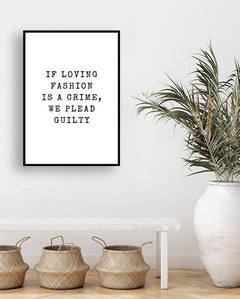 תמונות לקיר-תמונת קיר משפט השראה אופנה-MIKOO