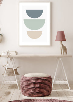 תמונות לבית-תמונות לחדר שינה-תמונות לסלון-תמונה לחדר שינה אבסטרקט צבעים בהירים-MIKOO