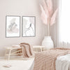 תמונות לבית-תמונות לחדר שינה-תמונות לקיר-זוג תמונות לחדר שינה איור מינימליסטי-MIKOO