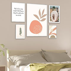 תמונות לבית-תמונות לחדר שינה-תמונות לקיר-סט תמונות לבית בהיר-MIKOO