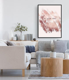 תמונות לקיר-תמונה מודרנית כיתוב לקיר ורד-MIKOO