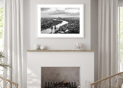 תמונה קיר שחור לבן לונדון-MIKOO