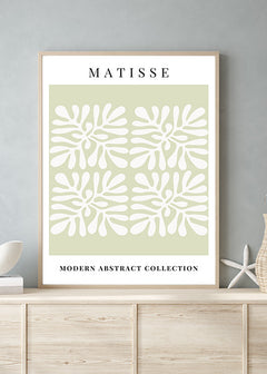 Mattise Light Green Modern Abstract Collection-תמונות לבית אבסטרקט-תמונה מיוחדת לבית - אומנות מודרנית-MIKOO
