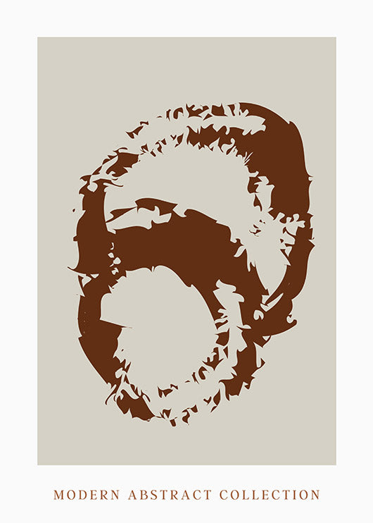 סט תמונות קיר לבית עם איורי אבסטרקט עם גוונים חמים-סט תמונות לבית-MIKOO