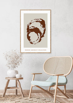 תמונת אבסטרקט מודרנית לבית בגוון באג'-חום-תמונות לבית אבסטרקט-MIKOO