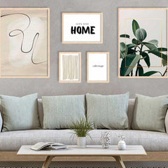 תמונות לבית-תמונות לחדר שינה-תמונות לקיר-סט תמונות לסלון טבע-MIKOO