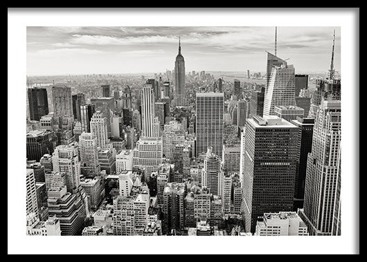 תמונה קיר שחור לבן ניו יורק-MIKOO