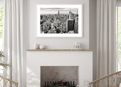 תמונה קיר שחור לבן ניו יורק-MIKOO