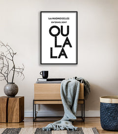 תמונות לקיר-תמונה עם משפט או לה לה-MIKOO