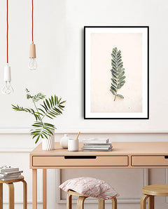 תמונות לבית-תמונות לחדר שינה-תמונות לקיר-תמונה לבית עלה ירוק-MIKOO