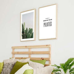 תמונות לבית-תמונות לחדר שינה-תמונות לקיר-זוג תמונות פילאטיס-MIKOO