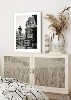 תמונה לבית שחור לבן רחוב בפריז-MIKOO