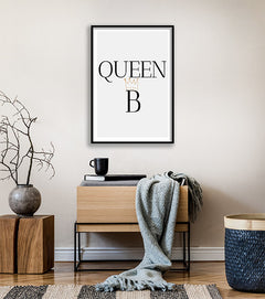 תמונות לקיר-תמונה עם כיתוב קווין-MIKOO