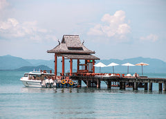 תמונות לבית-תמונות לחדר שינה-תמונות לקיר-תמונת לבית רגיעה על המזח-MIKOO