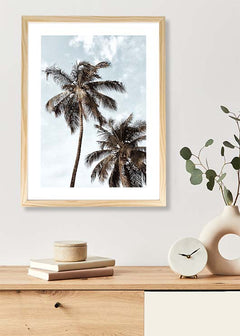 תמונת קיר לבית של עצי דקל בשמש-תמונות לבית צילום-MIKOO