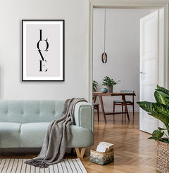 תמונות לקיר-תמונה עם כיתוב אהבה-MIKOO