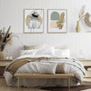 תמונות לבית-תמונות לחדר שינה-תמונות לקיר-זוג תמונות לחדר שינה של שילוב אבסטרקט וצילום אישה-MIKOO