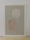 Light Beige Shapes Modern Abstract - 21x30