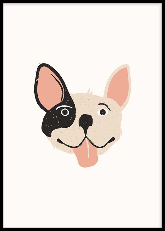 תמונות לחדרי ילדים-תמונה לחדר ילדים כלב