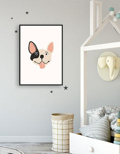 תמונות לחדרי ילדים-תמונה לחדר ילדים כלב