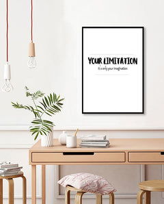 תמונות לקיר-תמונת כיתוב גבולות-MIKOO